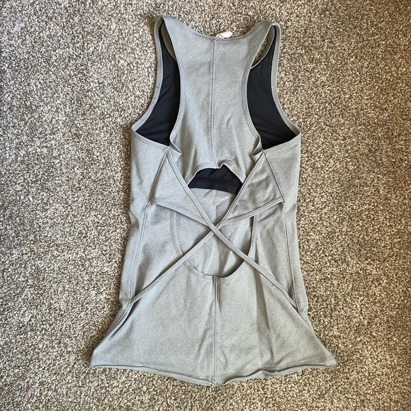 Free people movement top with circle cutout cross back - Picture 1 of 3